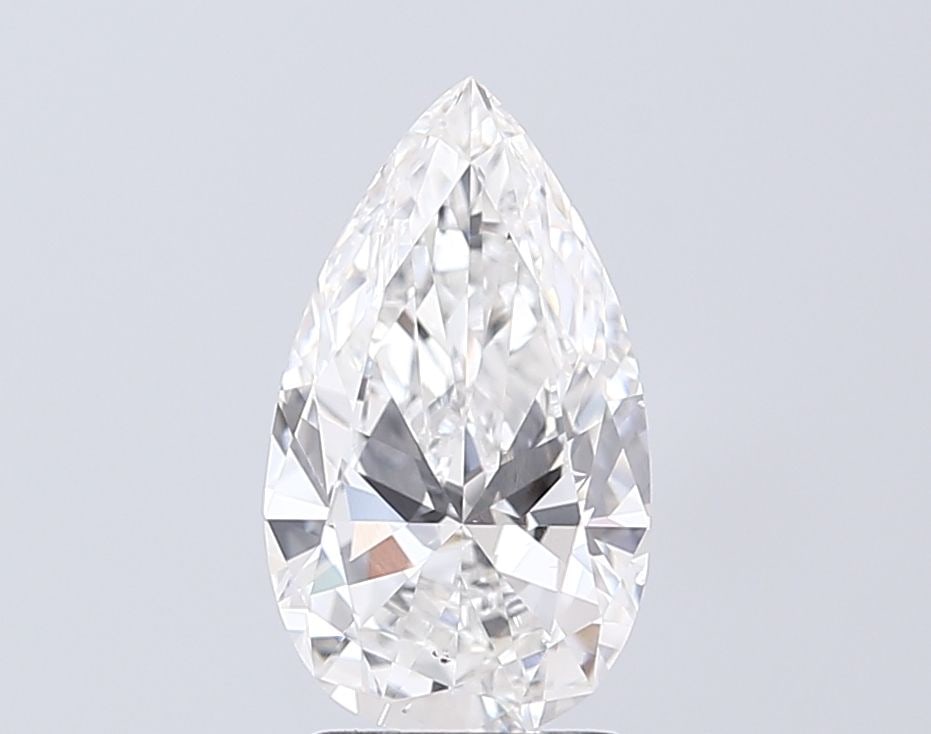 Loose Diamond - PEAR 2.01ct E VS2: Loose Diamond - PEAR 2.01ct E VS2 Source: This is a real non-mined Diamond that has been grown in a lab Shape: PEAR Carats: 2.01 Color: E Clarity: VS2 Certification: IGI Video: