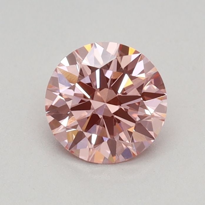 Loose Diamond - ROUND 0.44ct Fancy Vivid Pink VS1: Loose Diamond - ROUND 0.44ct Fancy Vivid Pink VS1 Source: This is a real non-mined Diamond that has been grown in a lab Shape: ROUND Carats: 0.44 Color: Fancy Vivid Pink Certification: IGI Video: