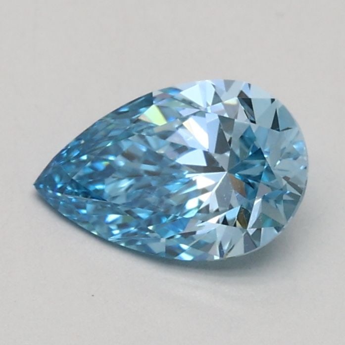 Loose Diamond - PEAR 0.51ct Fancy Vivid Blue VVS2: Loose Diamond - PEAR 0.51ct Fancy Vivid Blue VVS2 Source: This is a real non-mined Diamond that has been grown in a lab Shape: PEAR Carats: 0.51 Color: Fancy Vivid Blue Certification: IGI Video: