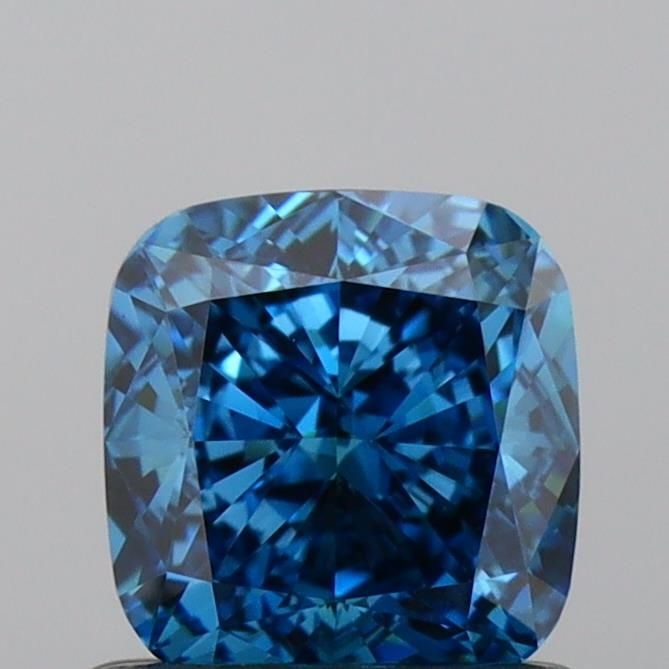 Loose Diamond - CUSHION MODIFIED 0.94ct Fancy Vivid Blue VVS2: Loose Diamond - CUSHION MODIFIED 0.94ct Fancy Vivid Blue VVS2 Source: This is a real non-mined Diamond that has been grown in a lab Shape: CUSHION MODIFIED Carats: 0.94 Color: Fancy Vivid Blue Certifi