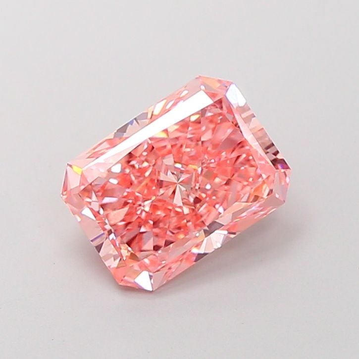 Loose Diamond - RADIANT 3.0ct Fancy Vivid Pink VS1: Loose Diamond - RADIANT 3.0ct Fancy Vivid Pink VS1 Source: This is a real non-mined Diamond that has been grown in a lab Shape: RADIANT Carats: 3.0 Color: Fancy Vivid Pink Certification: IGI Video: