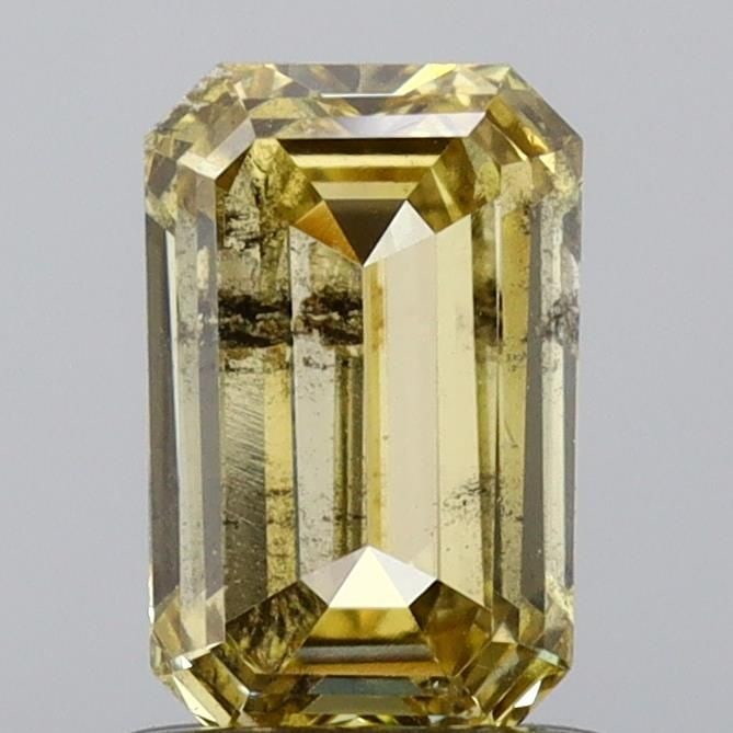 Loose Diamond - EMERALD 1.0ct Fancy Vivid Yellow SI2: Loose Diamond - EMERALD 1.0ct Fancy Vivid Yellow SI2 Source: This is a real non-mined Diamond that has been grown in a lab Shape: EMERALD Carats: 1.0 Color: Fancy Vivid Yellow Certification: NONE Vide