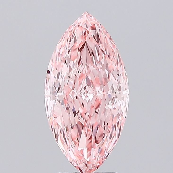 Loose Diamond - MARQUISE 3.1ct Fancy Vivid Pink VS1: Loose Diamond - MARQUISE 3.1ct Fancy Vivid Pink VS1 Source: This is a real non-mined Diamond that has been grown in a lab Shape: MARQUISE Carats: 3.1 Color: Fancy Vivid Pink Certification: IGI Video: