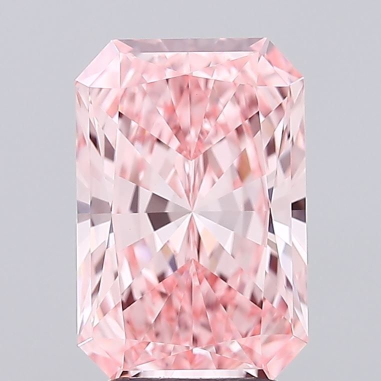 Loose Diamond - RADIANT 3.08ct Fancy Vivid Pink VVS2: Loose Diamond - RADIANT 3.08ct Fancy Vivid Pink VVS2 Source: This is a real non-mined Diamond that has been grown in a lab Shape: RADIANT Carats: 3.08 Color: Fancy Vivid Pink Certification: IGI Video:
