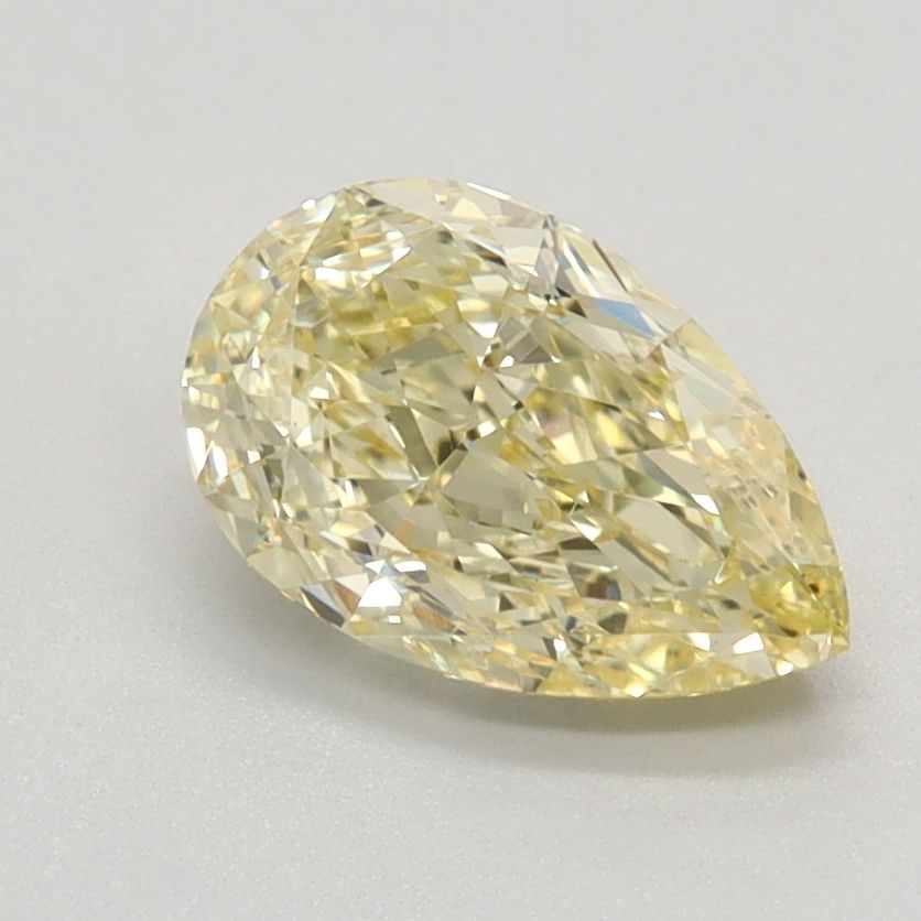 Loose Diamond - PEAR 1.18ct Fancy Intense Yellow VS1: Loose Diamond - PEAR 1.18ct Fancy Intense Yellow VS1 Source: This is a real non-mined Diamond that has been grown in a lab Shape: PEAR Carats: 1.18 Color: Fancy Intense Yellow Certification: IGI Video