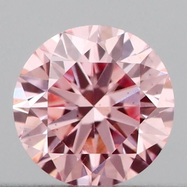 Loose Diamond - ROUND 0.19ct Fancy Intense Pink VS2: Loose Diamond - ROUND 0.19ct Fancy Intense Pink VS2 Source: This is a real non-mined Diamond that has been grown in a lab Shape: ROUND Carats: 0.19 Color: Fancy Intense Pink Certification: IGI Video: