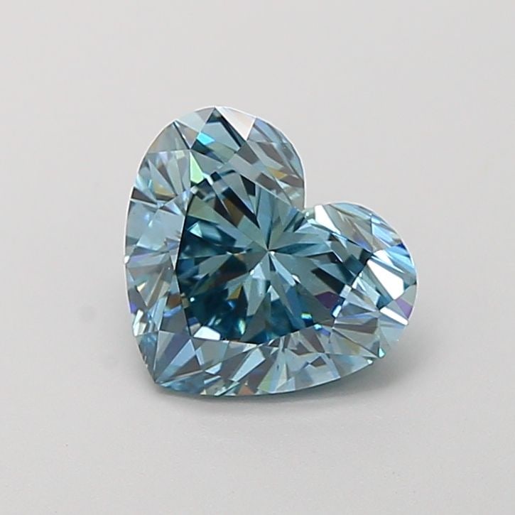 Loose Diamond - HEART 1.35ct Fancy Vivid Blue VS2: Loose Diamond - HEART 1.35ct Fancy Vivid Blue VS2 Source: This is a real non-mined Diamond that has been grown in a lab Shape: HEART Carats: 1.35 Color: Fancy Vivid Blue Certification: IGI Video: