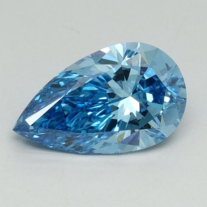 Loose Diamond - PEAR 1.04ct Fancy Vivid Blue VVS2: Loose Diamond - PEAR 1.04ct Fancy Vivid Blue VVS2 Source: This is a real non-mined Diamond that has been grown in a lab Shape: PEAR Carats: 1.04 Color: Fancy Vivid Blue Certification: IGI Video: