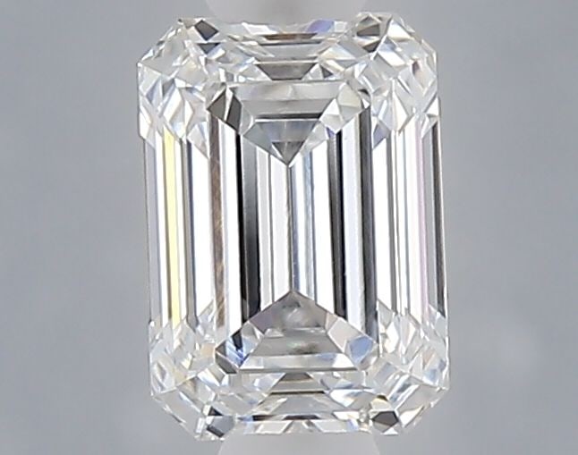 Loose Diamond - EMERALD 0.6ct E VVS2: Loose Diamond - EMERALD 0.6ct E VVS2 Source: This is a real non-mined Diamond that has been grown in a lab Shape: EMERALD Carats: 0.6 Color: E Clarity: VVS2 Certification: NONE Video: