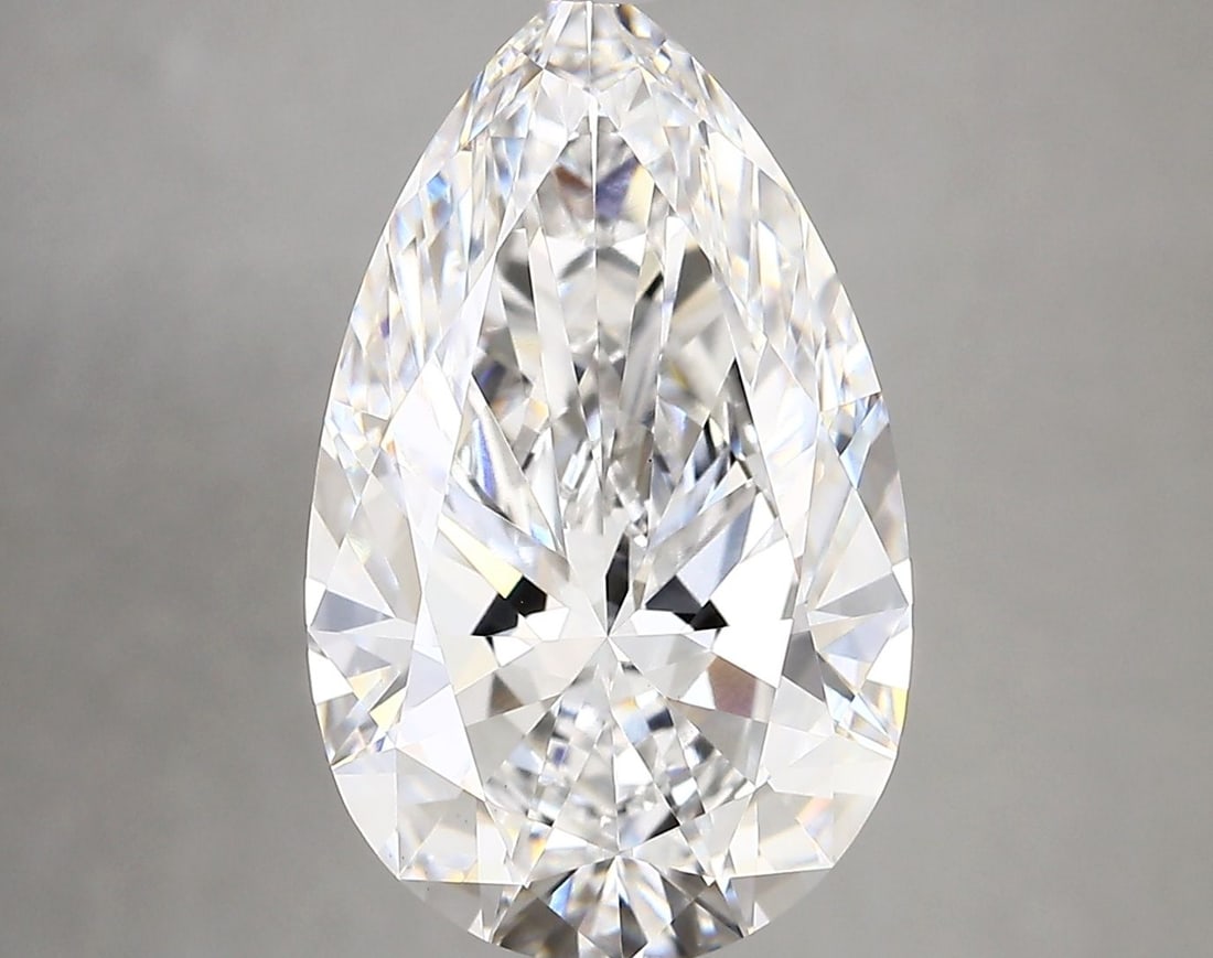 Loose Diamond - PEAR 5.63ct D VS1: Loose Diamond - PEAR 5.63ct D VS1 Source: This is a real non-mined Diamond that has been grown in a lab Shape: PEAR Carats: 5.63 Color: D Clarity: VS1 Certification: IGI Video: