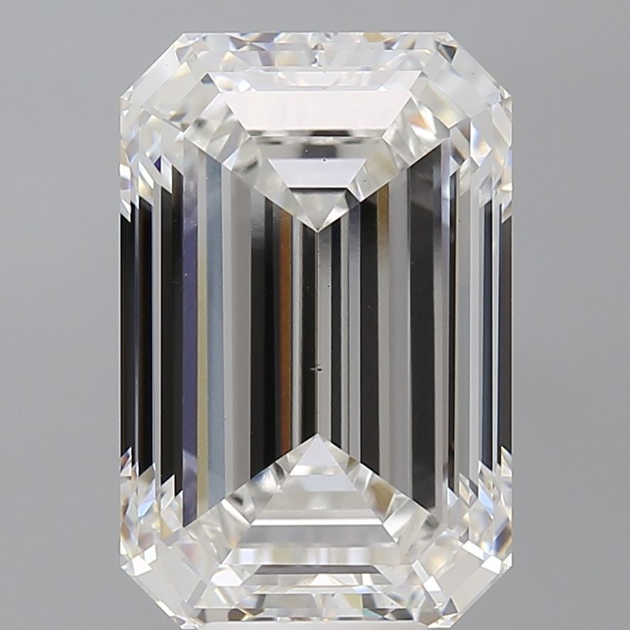 Loose Diamond - EMERALD 8.58ct F VS1: Loose Diamond - EMERALD 8.58ct F VS1 Source: This is a real non-mined Diamond that has been grown in a lab Shape: EMERALD Carats: 8.58 Color: F Clarity: VS1 Certification: IGI Video: