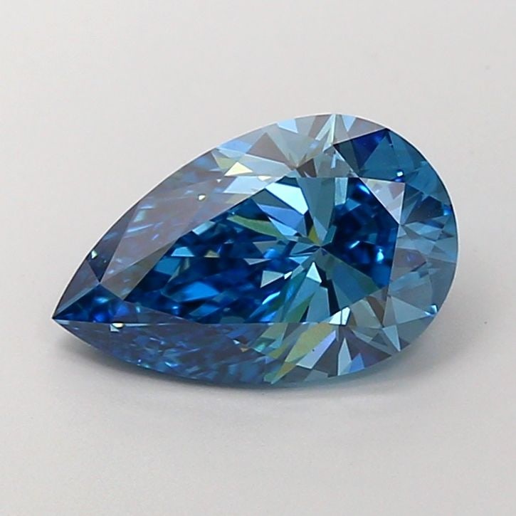 Loose Diamond - PEAR 3.02ct Fancy Vivid Blue VS2: Loose Diamond - PEAR 3.02ct Fancy Vivid Blue VS2 Source: This is a real non-mined Diamond that has been grown in a lab Shape: PEAR Carats: 3.02 Color: Fancy Vivid Blue Certification: IGI Video: