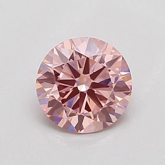 Loose Diamond - ROUND 0.6ct Fancy Vivid Pink VVS2: Loose Diamond - ROUND 0.6ct Fancy Vivid Pink VVS2 Source: This is a real non-mined Diamond that has been grown in a lab Shape: ROUND Carats: 0.6 Color: Fancy Vivid Pink Certification: NONE Additional 
