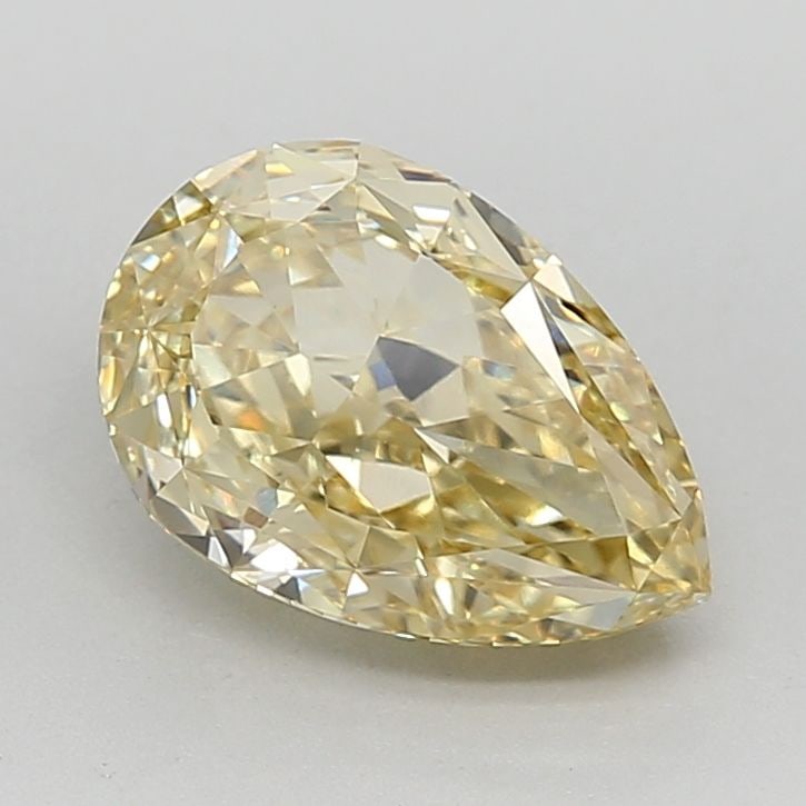 Loose Diamond - PEAR 2.33ct Fancy Intense Yellow VVS2: Loose Diamond - PEAR 2.33ct Fancy Intense Yellow VVS2 Source: This is a real non-mined Diamond that has been grown in a lab Shape: PEAR Carats: 2.33 Color: Fancy Intense Yellow Certification: IGI Vide