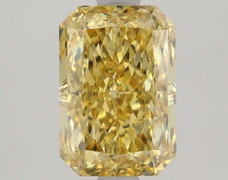 Loose Diamond - RADIANT 2.21ct Fancy Vivid Yellow VS1: Loose Diamond - RADIANT 2.21ct Fancy Vivid Yellow VS1 Source: This is a real non-mined Diamond that has been grown in a lab Shape: RADIANT Carats: 2.21 Color: Fancy Vivid Yellow Certification: IGI Vid