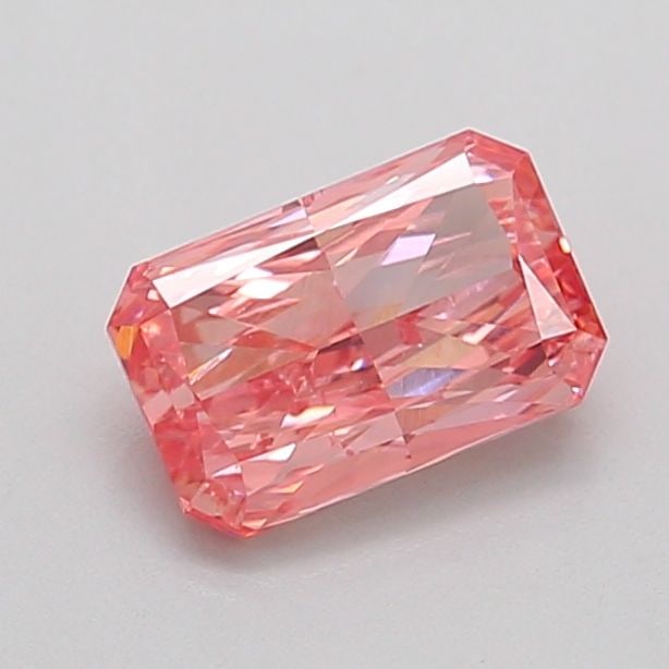 Loose Diamond - RADIANT 0.93ct Fancy Vivid Pink SI2: Loose Diamond - RADIANT 0.93ct Fancy Vivid Pink SI2 Source: This is a real non-mined Diamond that has been grown in a lab Shape: RADIANT Carats: 0.93 Color: Fancy Vivid Pink Certification: IGI Video: