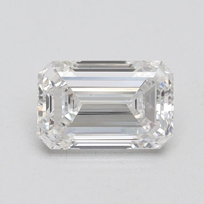 Loose Diamond - EMERALD 0.71ct E VS2: Loose Diamond - EMERALD 0.71ct E VS2 Source: This is a real non-mined Diamond that has been grown in a lab Shape: EMERALD Carats: 0.71 Color: E Clarity: VS2 Certification: IGI Video: