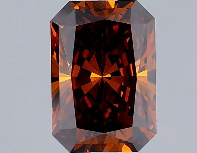 Loose Diamond - RADIANT 1.33ct Fancy Deep Orange VS1: Loose Diamond - RADIANT 1.33ct Fancy Deep Orange VS1 Source: This is a real non-mined Diamond that has been grown in a lab Shape: RADIANT Carats: 1.33 Color: Fancy Deep Orange Certification: IGI Video