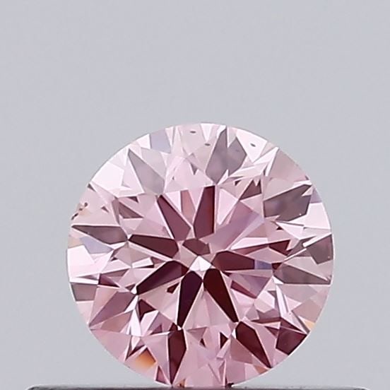 Loose Diamond - ROUND 0.34ct Fancy Intense Pink VS1: Loose Diamond - ROUND 0.34ct Fancy Intense Pink VS1 Source: This is a real non-mined Diamond that has been grown in a lab Shape: ROUND Carats: 0.34 Color: Fancy Intense Pink Certification: IGI Video: