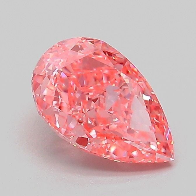 Loose Diamond - PEAR 1.04ct Fancy Vivid Pink VS1: Loose Diamond - PEAR 1.04ct Fancy Vivid Pink VS1 Source: This is a real non-mined Diamond that has been grown in a lab Shape: PEAR Carats: 1.04 Color: Fancy Vivid Pink Certification: IGI Video: