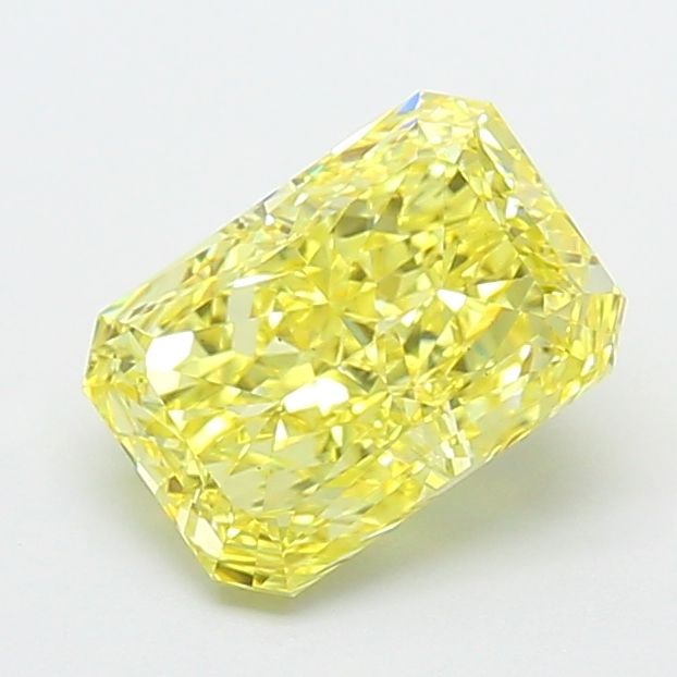 Loose Diamond - RADIANT 2.53ct Fancy Intense Yellow VS2: Loose Diamond - RADIANT 2.53ct Fancy Intense Yellow VS2 Source: This is a real non-mined Diamond that has been grown in a lab Shape: RADIANT Carats: 2.53 Color: Fancy Intense Yellow Certification: IGI