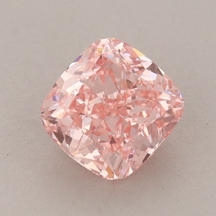 Loose Diamond - CUSHION BRILLIANT 1.22ct Fancy Vivid Pink VS1: Loose Diamond - CUSHION BRILLIANT 1.22ct Fancy Vivid Pink VS1 Source: This is a real non-mined Diamond that has been grown in a lab Shape: CUSHION BRILLIANT Carats: 1.22 Color: Fancy Vivid Pink Certif