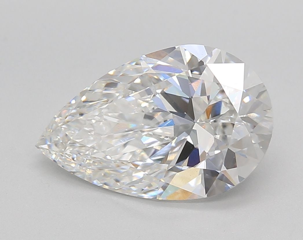 Loose Diamond - PEAR 3.01ct E VS2: Loose Diamond - PEAR 3.01ct E VS2 Source: This is a real non-mined Diamond that has been grown in a lab Shape: PEAR Carats: 3.01 Color: E Clarity: VS2 Certification: NONE Video: Video Link Additional