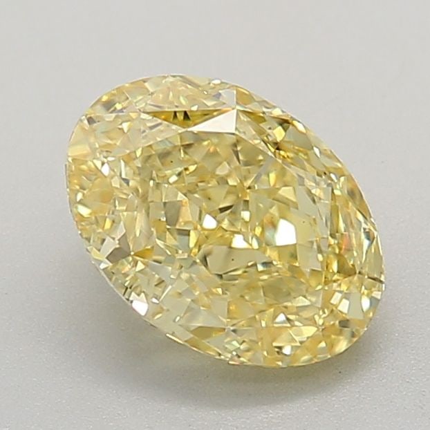 Loose Diamond - OVAL 2.48ct Fancy Intense Yellow VS1: Loose Diamond - OVAL 2.48ct Fancy Intense Yellow VS1 Source: This is a real non-mined Diamond that has been grown in a lab Shape: OVAL Carats: 2.48 Color: Fancy Intense Yellow Certification: IGI Video