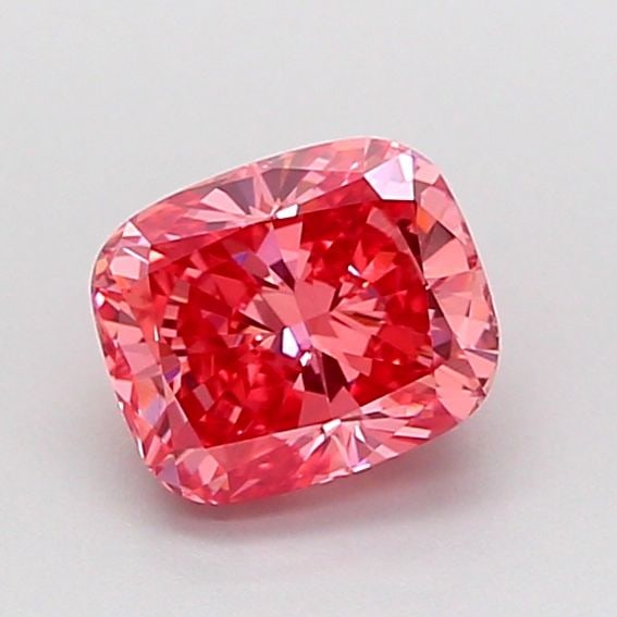 Loose Diamond - CUSHION BRILLIANT 0.86ct Fancy Vivid Pink VVS1: Loose Diamond - CUSHION BRILLIANT 0.86ct Fancy Vivid Pink VVS1 Source: This is a real non-mined Diamond that has been grown in a lab Shape: CUSHION BRILLIANT Carats: 0.86 Color: Fancy Vivid Pink Certi
