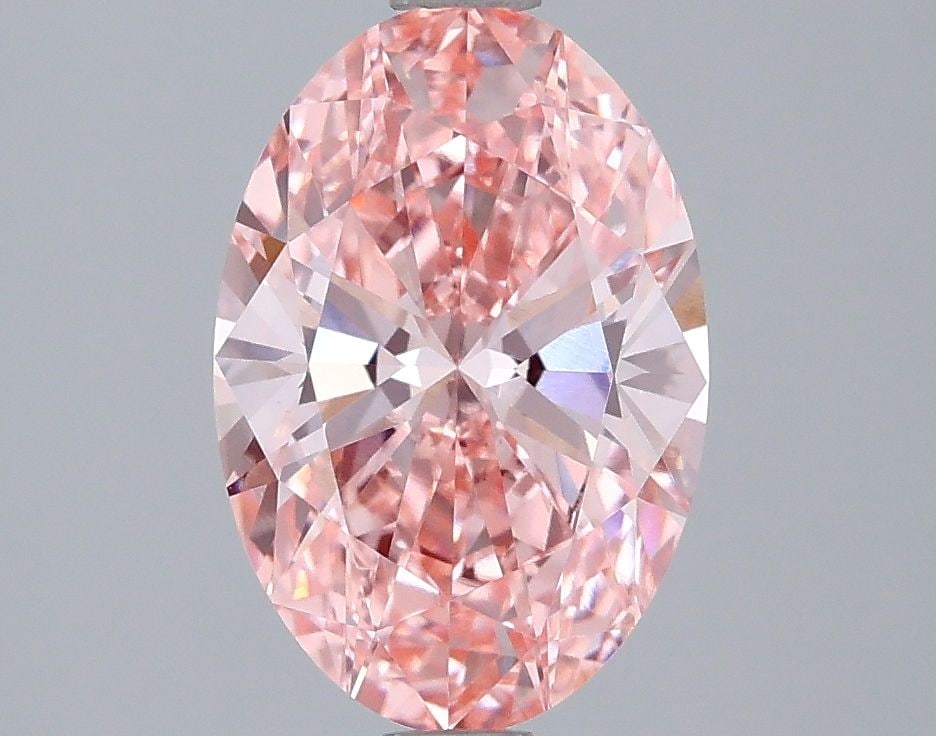 Loose Diamond - OVAL 2.07ct Fancy Vivid Pink VS1: Loose Diamond - OVAL 2.07ct Fancy Vivid Pink VS1 Source: This is a real non-mined Diamond that has been grown in a lab Shape: OVAL Carats: 2.07 Color: Fancy Vivid Pink Certification: IGI Video: