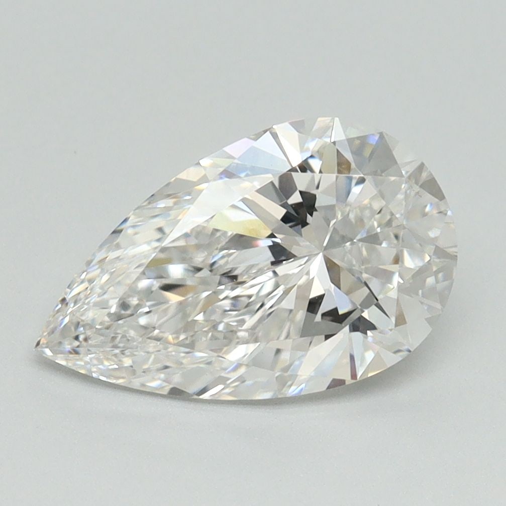 Loose Diamond - PEAR 2.14ct F VVS2: Loose Diamond - PEAR 2.14ct F VVS2 Source: This is a real non-mined Diamond that has been grown in a lab Shape: PEAR Carats: 2.14 Color: F Clarity: VVS2 Certification: NONE Video:
