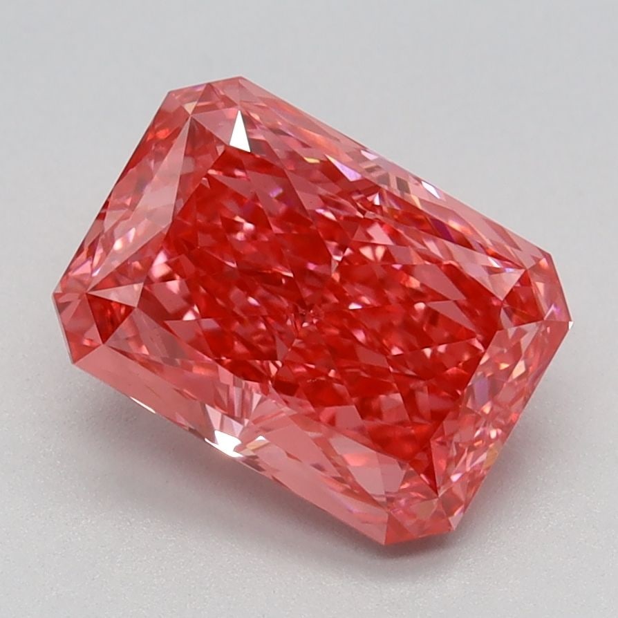Loose Diamond - RADIANT 2.16ct Fancy Vivid Pink VVS2: Loose Diamond - RADIANT 2.16ct Fancy Vivid Pink VVS2 Source: This is a real non-mined Diamond that has been grown in a lab Shape: RADIANT Carats: 2.16 Color: Fancy Vivid Pink Certification: IGI Video: