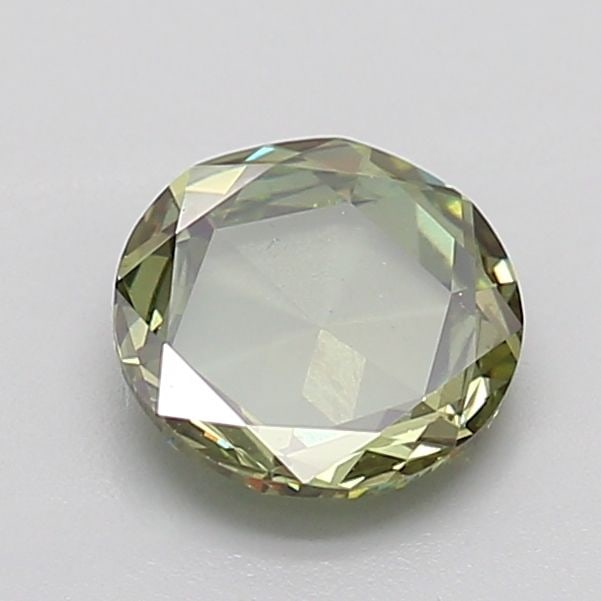 Loose Diamond - ROSE 0.86ct Fancy Vivid Green VS1: Loose Diamond - ROSE 0.86ct Fancy Vivid Green VS1 Source: This is a real non-mined Diamond that has been grown in a lab Shape: ROSE Carats: 0.86 Color: Fancy Vivid Green Certification: IGI Additional 
