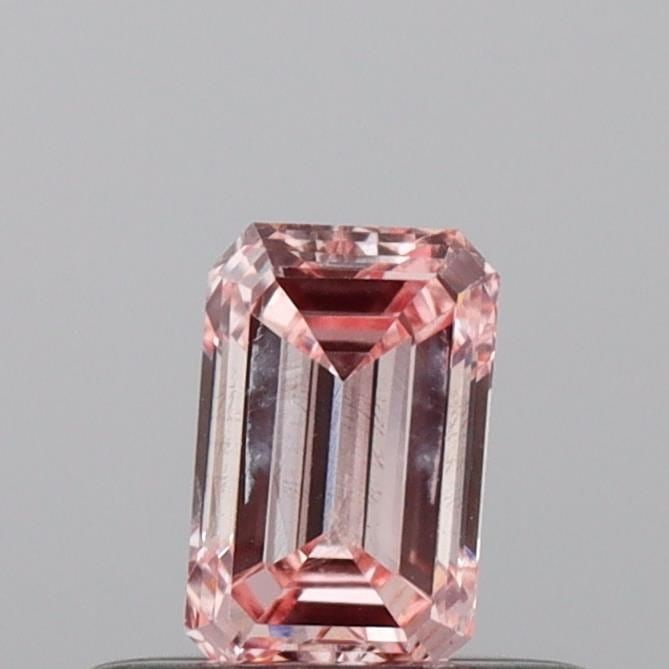 Loose Diamond - EMERALD 0.32ct Fancy Pink I1: Loose Diamond - EMERALD 0.32ct Fancy Pink I1 Source: This is a real non-mined Diamond that has been grown in a lab Shape: EMERALD Carats: 0.32 Color: Fancy Pink Certification: IGI Video: Video Link