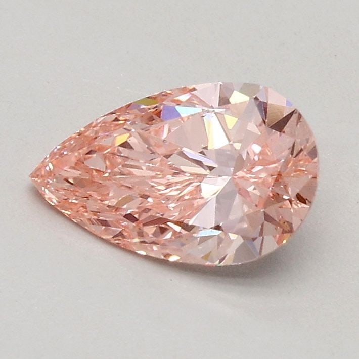 Loose Diamond - PEAR 0.53ct Fancy Vivid Pink VS1: Loose Diamond - PEAR 0.53ct Fancy Vivid Pink VS1 Source: This is a real non-mined Diamond that has been grown in a lab Shape: PEAR Carats: 0.53 Color: Fancy Vivid Pink Certification: IGI Video:
