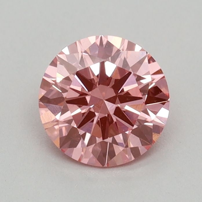 Loose Diamond - ROUND 0.41ct Fancy Vivid Pink VS1: Loose Diamond - ROUND 0.41ct Fancy Vivid Pink VS1 Source: This is a real non-mined Diamond that has been grown in a lab Shape: ROUND Carats: 0.41 Color: Fancy Vivid Pink Certification: IGI Video: