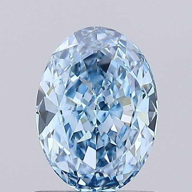 Loose Diamond - OVAL 1.01ct Fancy Vivid Blue VS2: Loose Diamond - OVAL 1.01ct Fancy Vivid Blue VS2 Source: This is a real non-mined Diamond that has been grown in a lab Shape: OVAL Carats: 1.01 Color: Fancy Vivid Blue Certification: IGI Video: