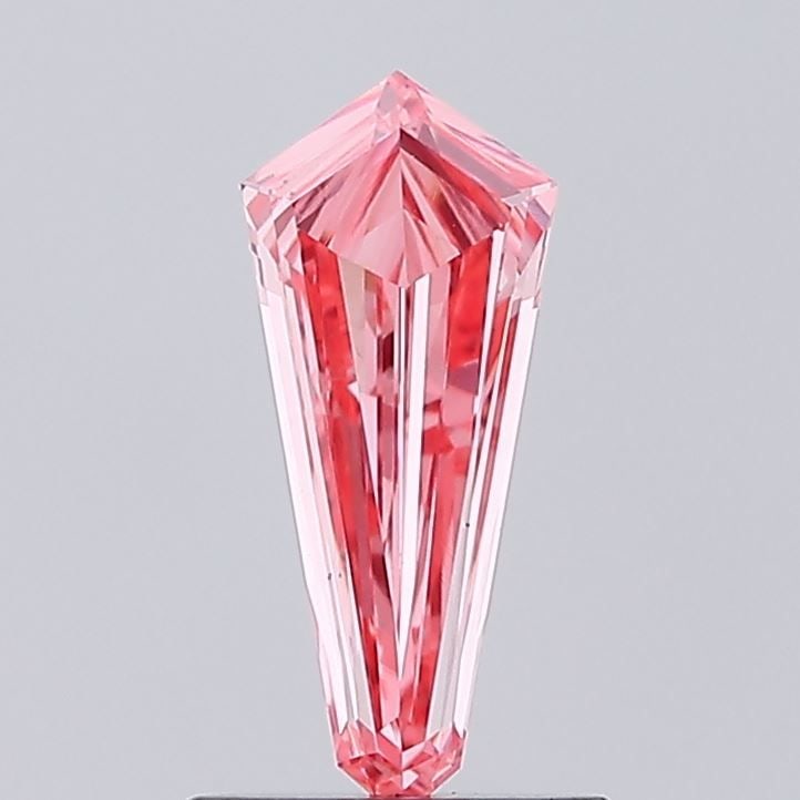 Loose Diamond - KITE 0.62ct Fancy Intense Pink VVS2: Loose Diamond - KITE 0.62ct Fancy Intense Pink VVS2 Source: This is a real non-mined Diamond that has been grown in a lab Shape: KITE Carats: 0.62 Color: Fancy Intense Pink Certification: NONE Video: