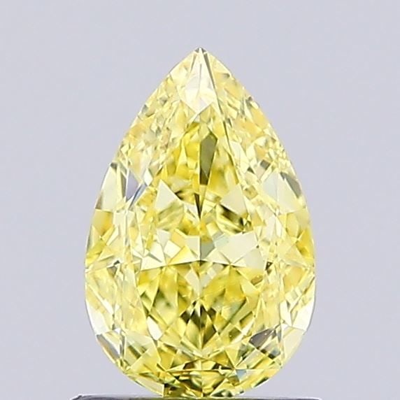 Loose Diamond - PEAR 1.05ct Fancy Intense Yellow VVS2: Loose Diamond - PEAR 1.05ct Fancy Intense Yellow VVS2 Source: This is a real non-mined Diamond that has been grown in a lab Shape: PEAR Carats: 1.05 Color: Fancy Intense Yellow Certification: IGI Vide