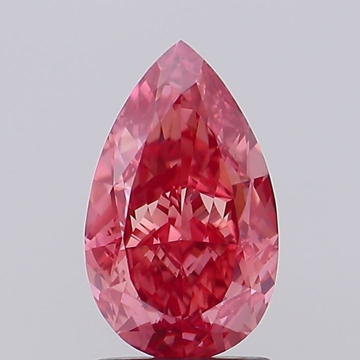 Loose Diamond - PEAR 2.06ct Fancy Vivid Pink VS1: Loose Diamond - PEAR 2.06ct Fancy Vivid Pink VS1 Source: This is a real non-mined Diamond that has been grown in a lab Shape: PEAR Carats: 2.06 Color: Fancy Vivid Pink Certification: NONE Video: