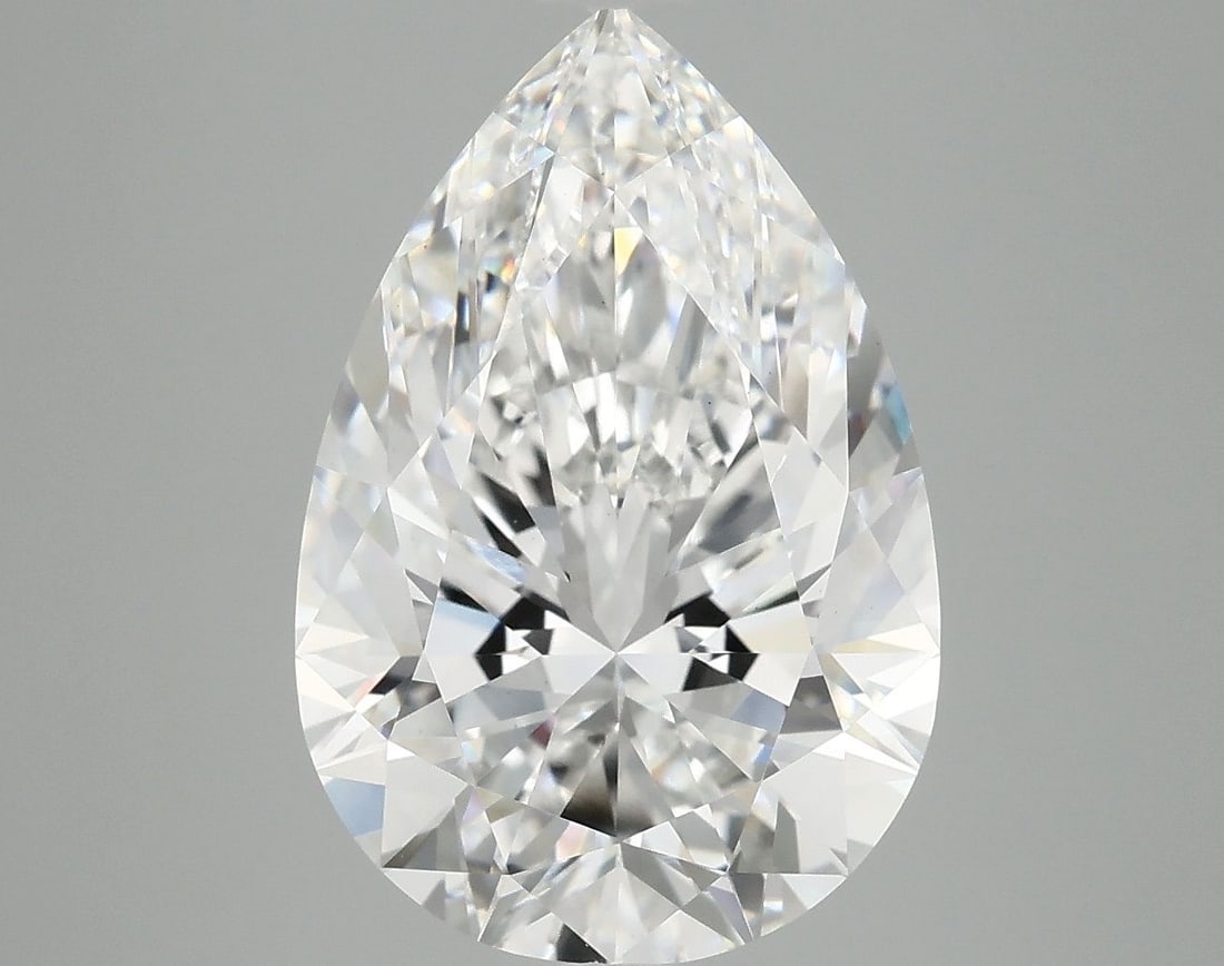 Loose Diamond - PEAR 6.2ct E VVS2: Loose Diamond - PEAR 6.2ct E VVS2 Source: This is a real non-mined Diamond that has been grown in a lab Shape: PEAR Carats: 6.2 Color: E Clarity: VVS2 Certification: IGI Video: