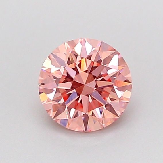 Loose Diamond - ROUND 0.61ct Fancy Vivid Pink VS1: Loose Diamond - ROUND 0.61ct Fancy Vivid Pink VS1 Source: This is a real non-mined Diamond that has been grown in a lab Shape: ROUND Carats: 0.61 Color: Fancy Vivid Pink Certification: IGI Video:
