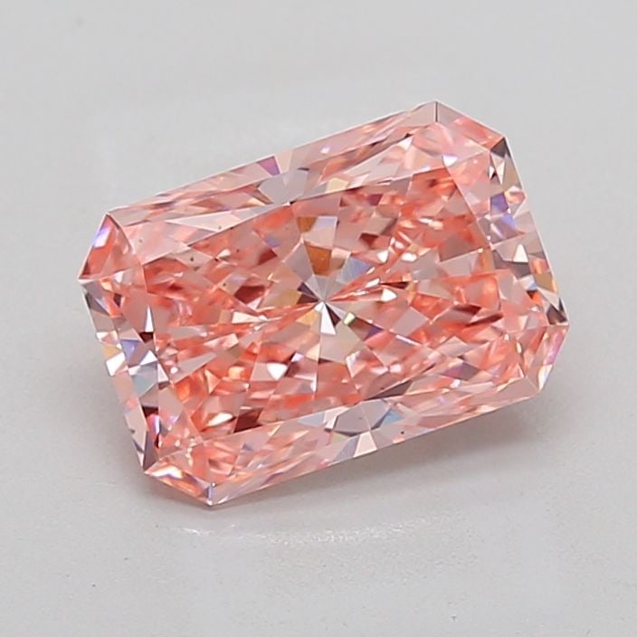 Loose Diamond - RADIANT 3.01ct Fancy Vivid Pink VS1: Loose Diamond - RADIANT 3.01ct Fancy Vivid Pink VS1 Source: This is a real non-mined Diamond that has been grown in a lab Shape: RADIANT Carats: 3.01 Color: Fancy Vivid Pink Certification: IGI Video: