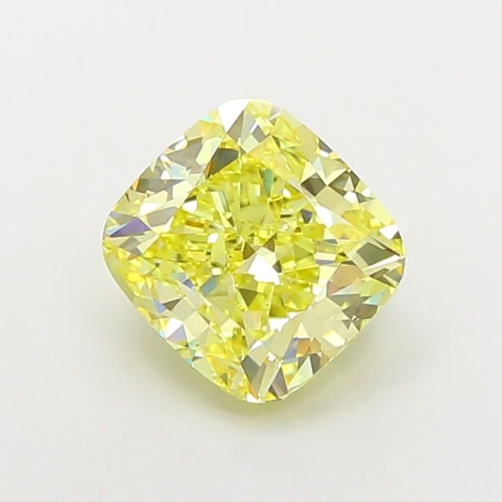Loose Diamond - CUSHION MODIFIED 4.03ct Fancy Intense Yellow VS2: Loose Diamond - CUSHION MODIFIED 4.03ct Fancy Intense Yellow VS2 Source: This is a real non-mined Diamond that has been grown in a lab Shape: CUSHION MODIFIED Carats: 4.03 Color: Fancy Intense Yellow 