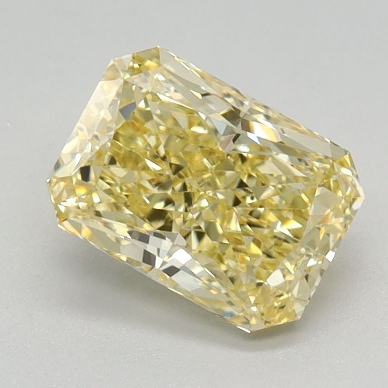 Loose Diamond - RADIANT 1.13ct Fancy Vivid Yellow VS1: Loose Diamond - RADIANT 1.13ct Fancy Vivid Yellow VS1 Source: This is a real non-mined Diamond that has been grown in a lab Shape: RADIANT Carats: 1.13 Color: Fancy Vivid Yellow Certification: IGI Vid