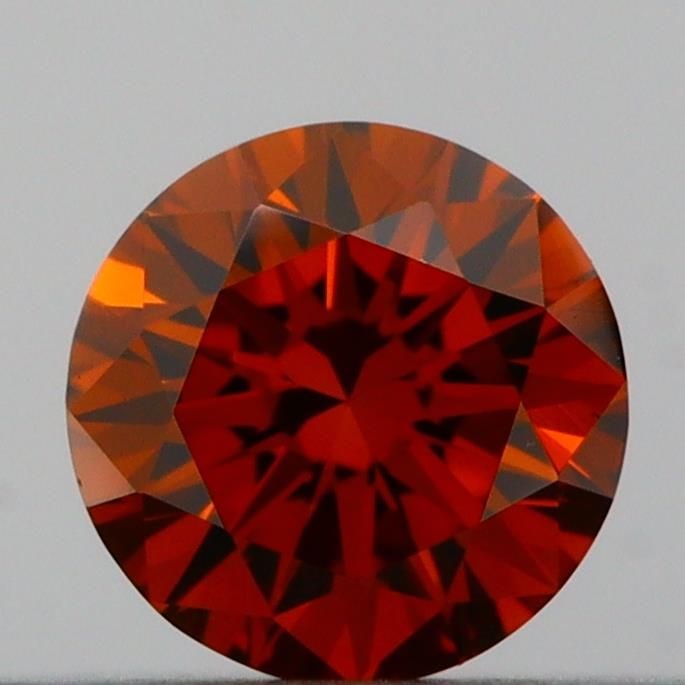 Loose Diamond - ROUND 0.21ct Fancy Deep Orange VS1: Loose Diamond - ROUND 0.21ct Fancy Deep Orange VS1 Source: This is a real non-mined Diamond that has been grown in a lab Shape: ROUND Carats: 0.21 Color: Fancy Deep Orange Certification: IGI Video: