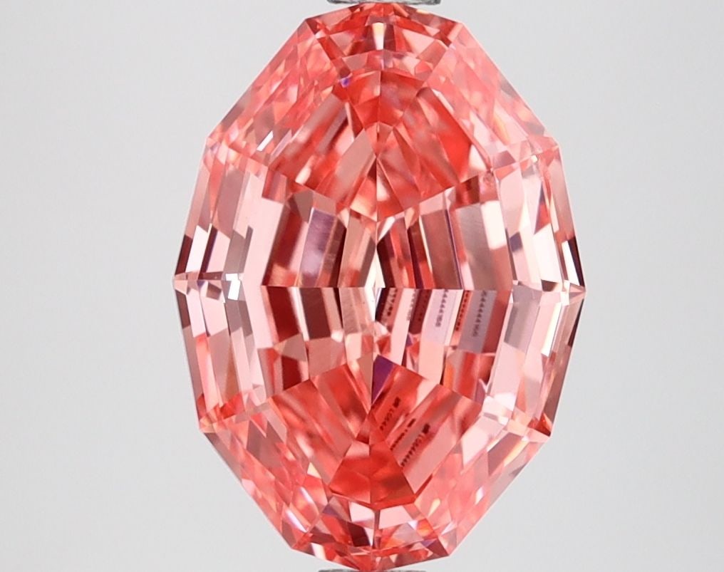 Loose Diamond - OTHER 2.58ct Fancy Vivid Pink VS1: Loose Diamond - OTHER 2.58ct Fancy Vivid Pink VS1 Source: This is a real non-mined Diamond that has been grown in a lab Shape: OTHER Carats: 2.58 Color: Fancy Vivid Pink Certification: IGI Video: