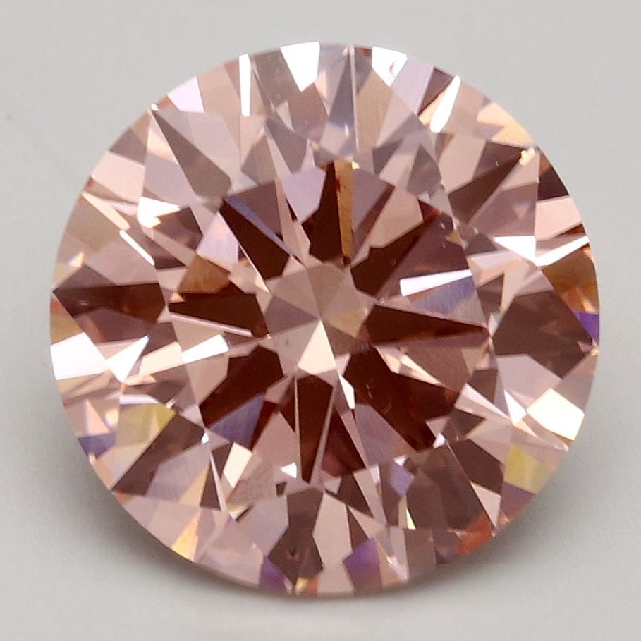 Loose Diamond - ROUND 3.06ct Fancy Intense Pink VS2: Loose Diamond - ROUND 3.06ct Fancy Intense Pink VS2 Source: This is a real non-mined Diamond that has been grown in a lab Shape: ROUND Carats: 3.06 Color: Fancy Intense Pink Certification: IGI Video: