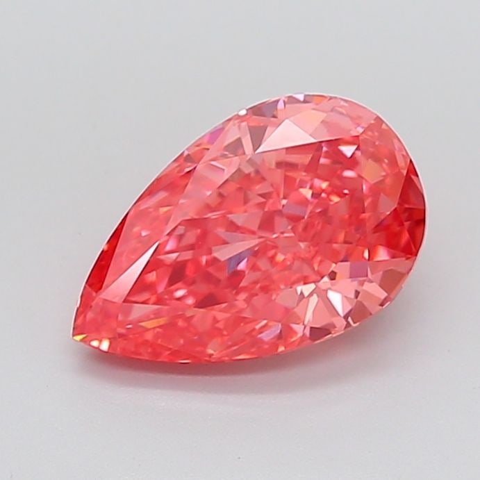 Loose Diamond - PEAR 3.04ct Fancy Vivid Pink VS1: Loose Diamond - PEAR 3.04ct Fancy Vivid Pink VS1 Source: This is a real non-mined Diamond that has been grown in a lab Shape: PEAR Carats: 3.04 Color: Fancy Vivid Pink Certification: IGI Video: