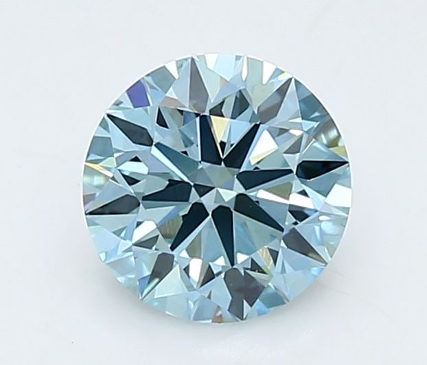 Ideal Loose Diamond - ROUND 1.51ct Fancy Vivid Blue VS1: Ideal Loose Diamond - ROUND 1.51ct Fancy Vivid Blue VS1 Source: This is a real non-mined Diamond that has been grown in a lab Shape: ROUND Carats: 1.51 Color: Fancy Vivid Blue Certification: IGI Video